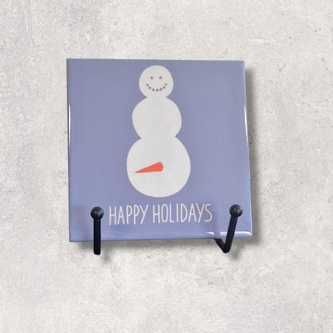 Tegeltje Happy Holidays