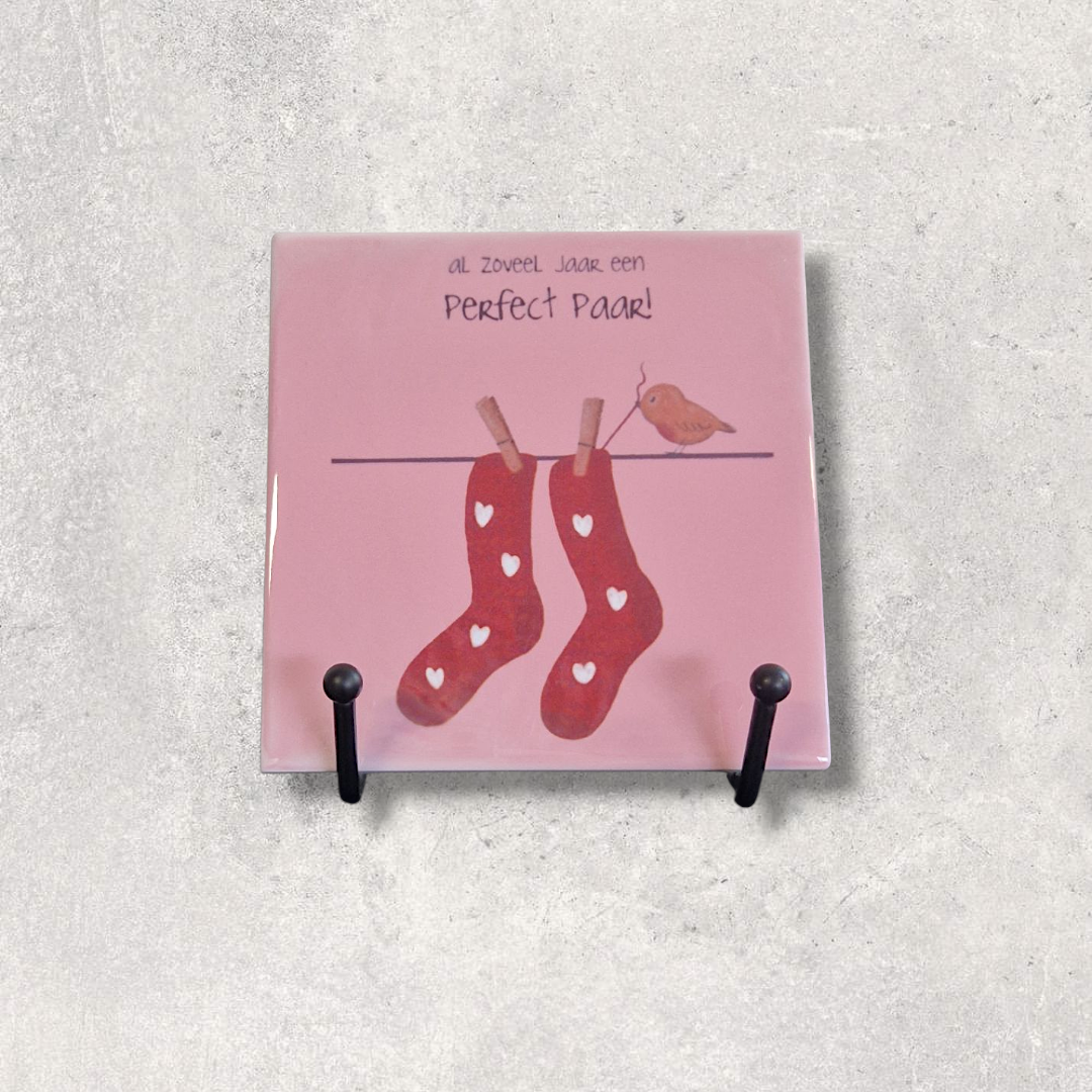 Tegeltje liefde jubileum