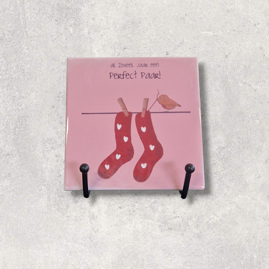 Tegeltje liefde jubileum