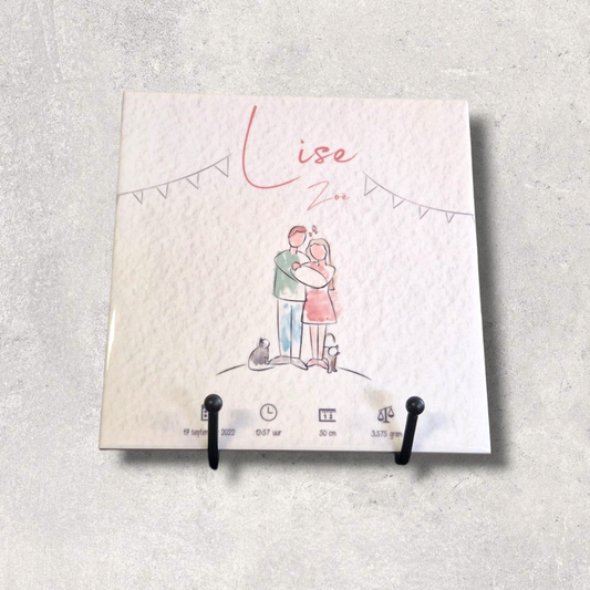 Tegeltje met eigen ontwerp