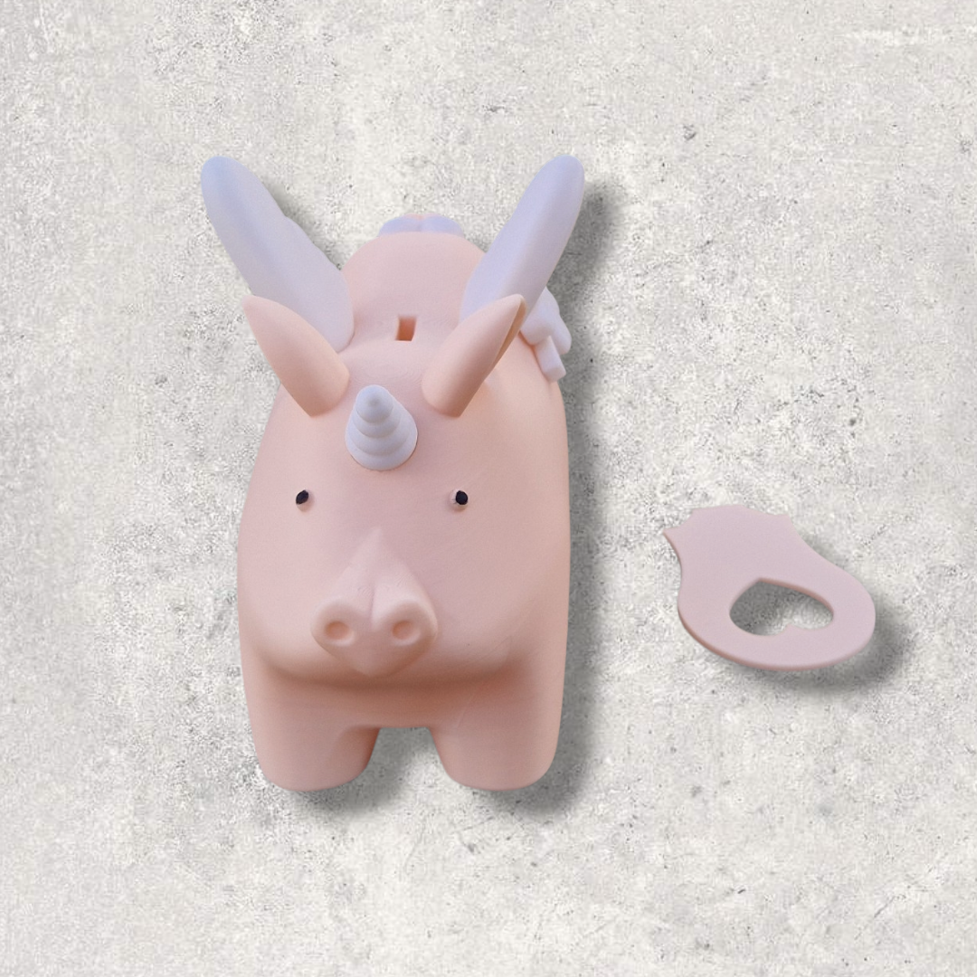 Spaarvarken 3D geprint